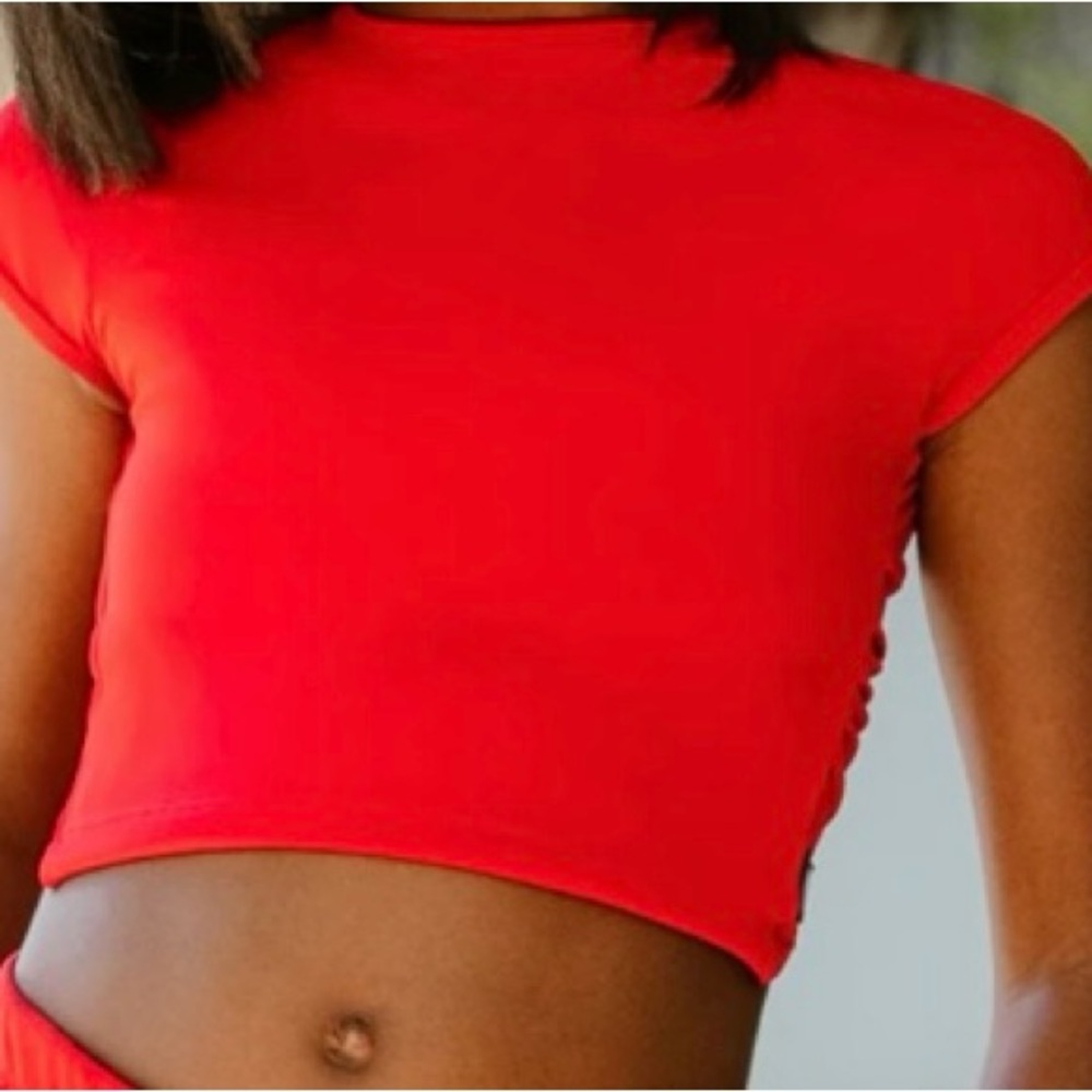 Five the label girl red  Crop Top